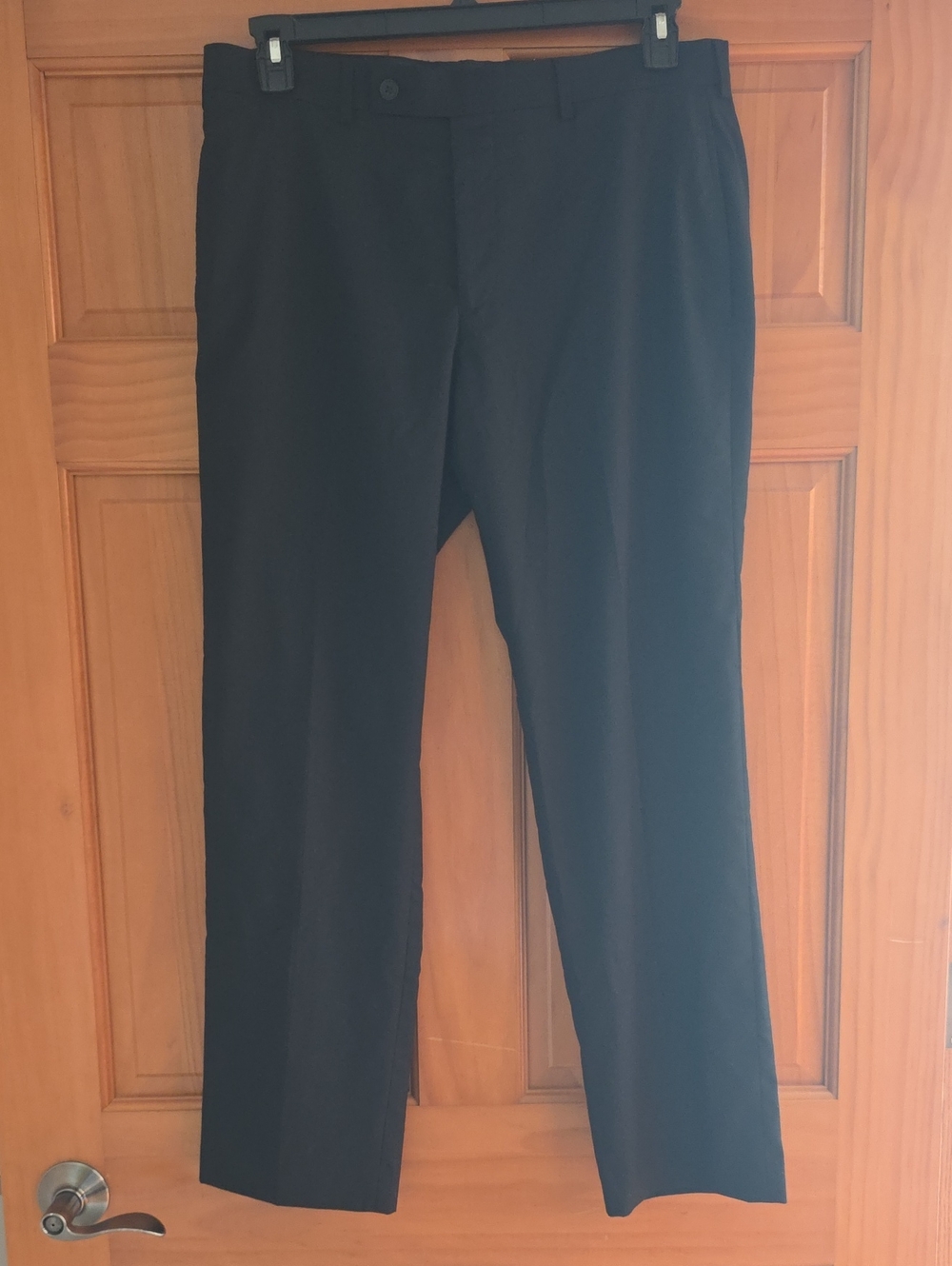 Men's Calvin Klein Black Dress Pants - Black - 34 W X 30 L